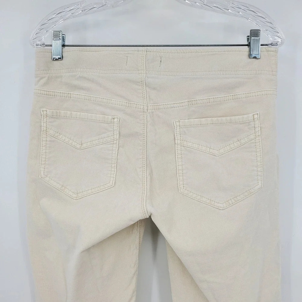 We The Free Free People Corduroy Flare Pants Cream Size 29 Boho Hippie Festival